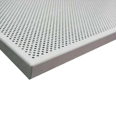 PVDF Coating 8mm Honeycomb Ceiling Panels Perforated Metal Acoustic Ceiling Panels